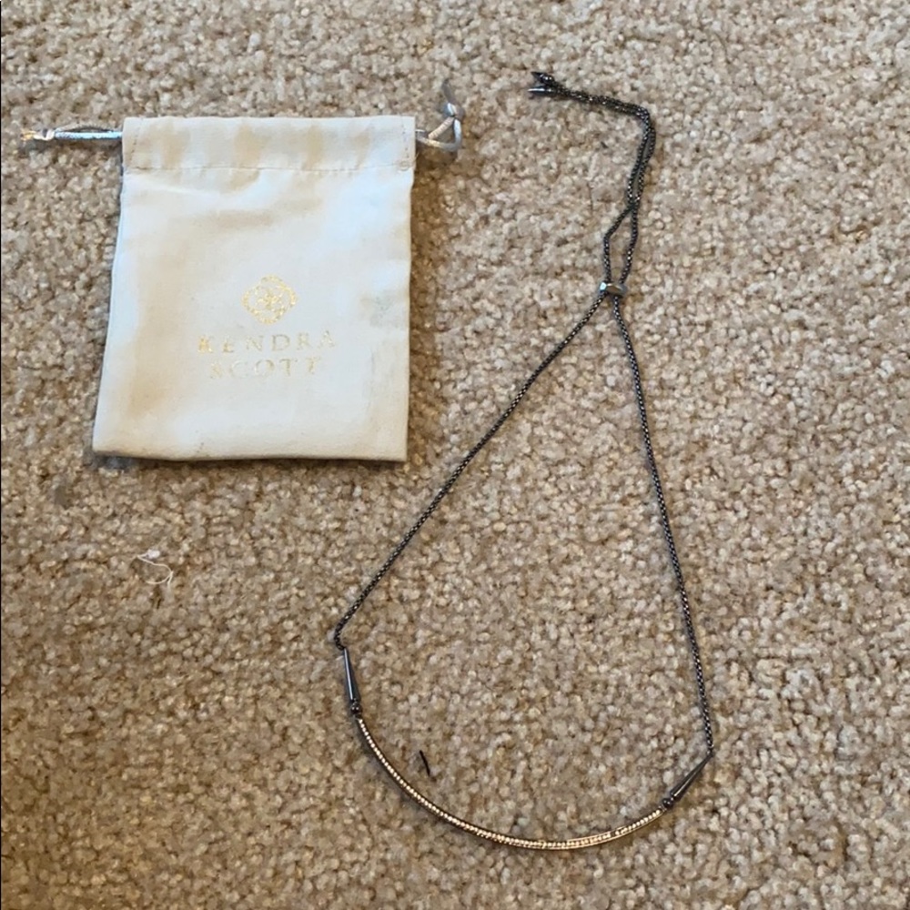 Kendra Scott Scottie Necklace - Antique Silver
